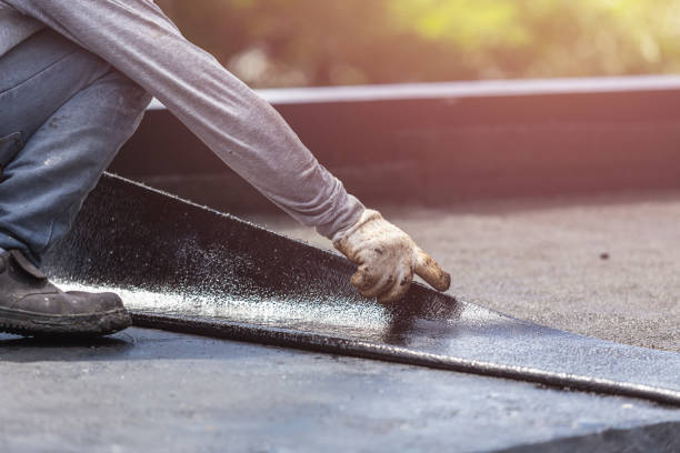 Professional Basement Waterproofing technician working in Union, KY